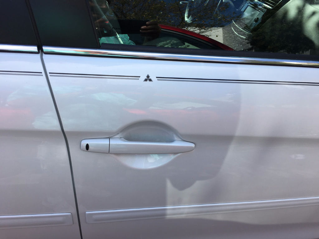 Mitsubishi Lancer Outlander sport vinyl pinstripe emblem stripe logo decal graphic