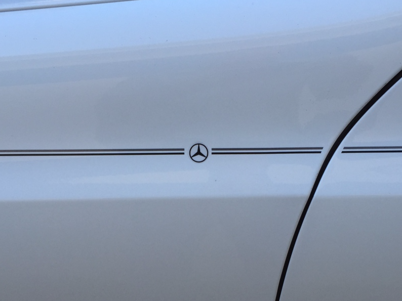 Mercedes-Benz pinstripe logo emblem decal kit stripes graphic