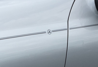 Mercedes-Benz pinstripe logo emblem decal kit stripes graphic