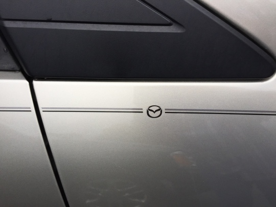Mazda CX-9, Mazda CX-5, Mazda CX-3, Mazda6 Mazda3 Mazda2 Mazda5 vinyl pinstripe emblem stripe logo decal graphic