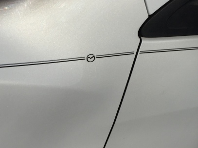 Mazda CX-9, Mazda CX-5, Mazda CX-3, Mazda6 Mazda3 Mazda2 Mazda5 vinyl pinstripe emblem stripe logo decal graphic