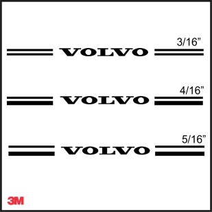 Insert an image caption here. Volvo Vinyl Name & Logo Decal Pinstripe Stripe Kit Insert an alternative text here.