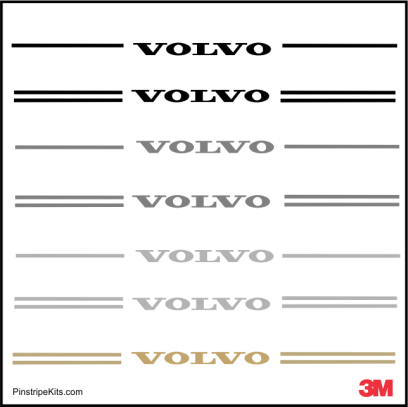Insert an image caption here. Volvo Vinyl Name & Logo Decal Pinstripe Stripe Kit Insert an alternative text here.