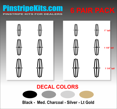 Lincoln vinyl pinstripe emblem stripe logo decal graphicvinyl pinstripe emblem stripe logo decal graphic stickers