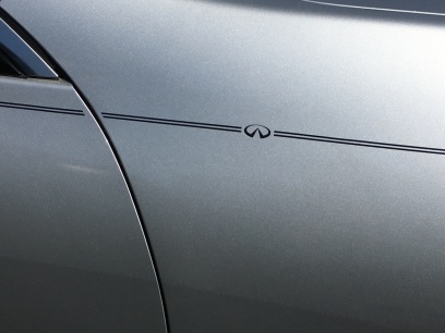 Infiniti vinyl pinstripe emblem stripe logo decal graphic sticker