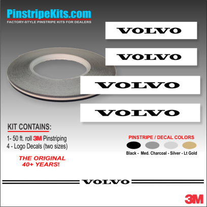 volvo vinyl pinstripe emblem stripe logo decal graphic