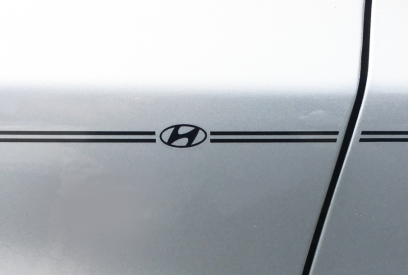 Hyundai Vinyl Logo Emblem Decal Stripe Pinstripe Kit