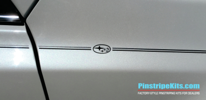 Subaru vinyl logo decal emblem 3M pinstripe stripe kit