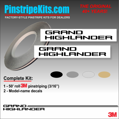 Toyota Camry Corolla Rav4 Tundra Tacoma 4Runnner Highlander vinyl pinstripe emblem stripe logo decal graphic