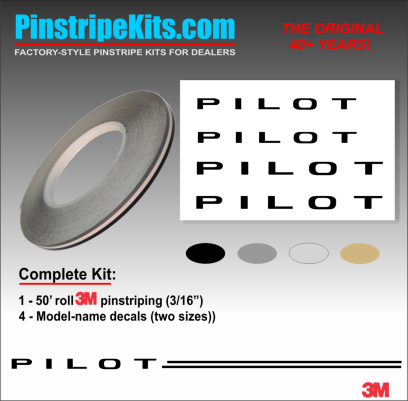 Honda CR-V CRV Accord Civic Ridgeline Odyssey HR-V Passport Pilot vinyl  logo emblem decal pinstripe kit