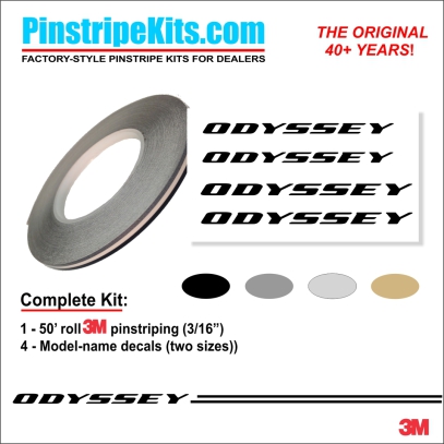 Honda CR-V CRV Accord Civic Ridgeline Odyssey HR-V Passport Pilot vinyl  logo emblem decal pinstripe kit