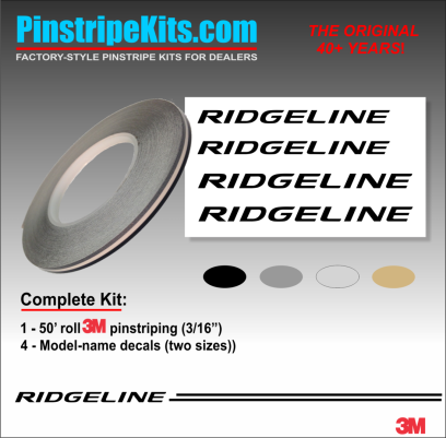 Honda CR-V CRV Accord Civic Ridgeline Odyssey HR-V Passport Pilot vinyl  logo emblem decal pinstripe kit