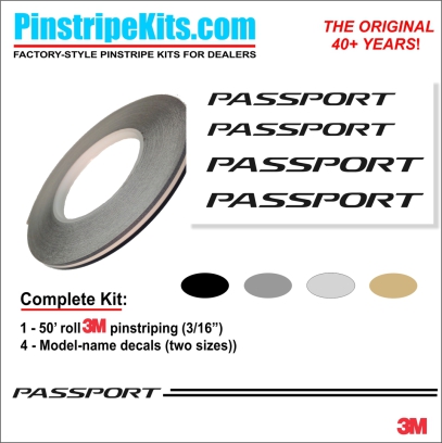 Honda CR-V CRV Accord Civic Ridgeline Odyssey HR-V Passport Pilot vinyl  logo emblem decal pinstripe kit