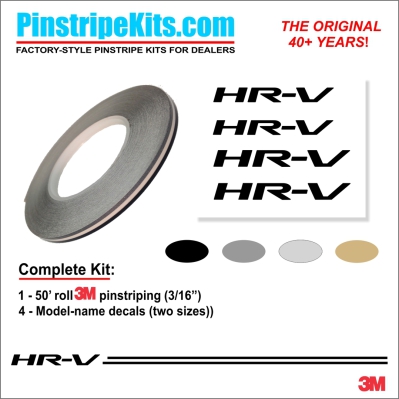 Honda CR-V CRV Accord Civic Ridgeline Odyssey HR-V Passport Pilot vinyl  logo emblem decal pinstripe kit