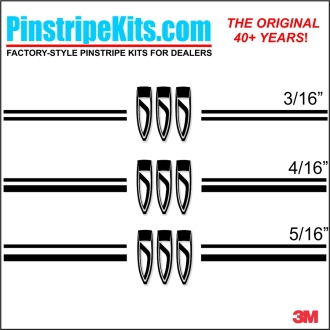 Buick vinyl logo decal emblem 3M pinstripe stripe kit