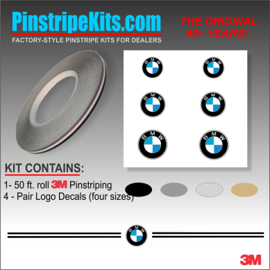 BMW 1 series, 2 series, 3 series, 4 series, 5 series, 6 series, vinyl pinstripe emblem stripe logo decal graphic emblem logo vinyl decal pinstripe graphic sticker stripe