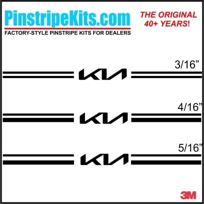 KIA vinyl logo decal emblem 3M pinstripe stripe kit