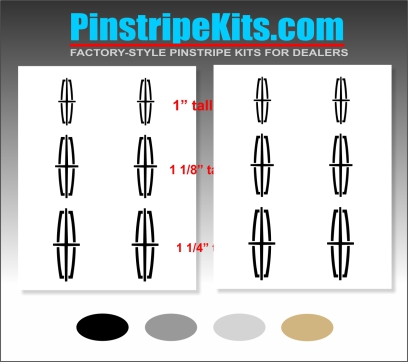 Lincoln vinyl pinstripe emblem stripe logo decal graphicvinyl pinstripe emblem stripe logo decal graphic stickers