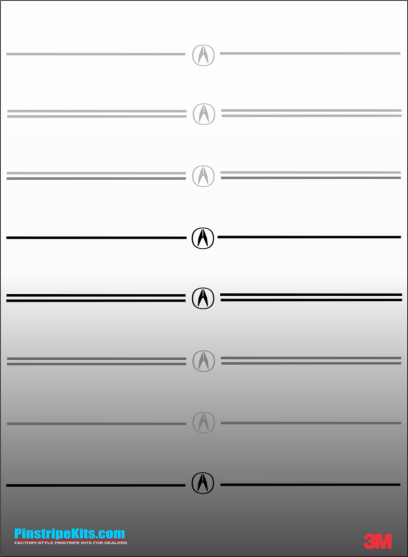 Acura MDX RDX TLX vinyl pinstripe for car truck decal emblem stripe logo decal graphic emblem logo vinyl decal pinstripe graphic sticker stripe