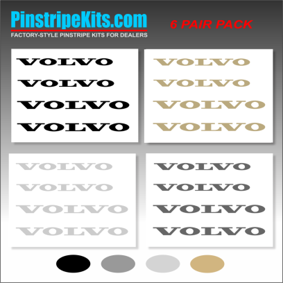 volvo vinyl pinstripe emblem stripe logo decal graphic