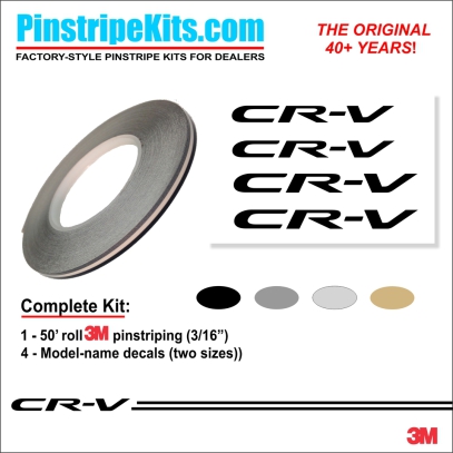 Honda CR-V CRV Accord Civic Ridgeline Odyssey HR-V Passport Pilot vinyl  logo emblem decal pinstripe kit