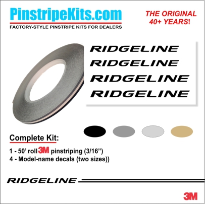 Honda CR-V CRV Accord Civic Ridgeline Odyssey HR-V Passport Pilot vinyl  logo emblem decal pinstripe kit