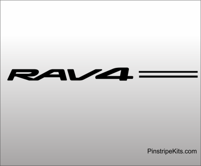 Toyota Camry Corolla Rav4 Tundra Tacoma 4Runnner Highlander vinyl pinstripe emblem stripe logo decal graphic