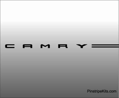 Toyota Camry Corolla Rav4 Tundra Tacoma 4Runnner Highlander vinyl pinstripe emblem stripe logo decal graphic