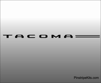 Toyota Camry Corolla Rav4 Tundra Tacoma 4Runnner Highlander vinyl pinstripe emblem stripe logo decal graphic
