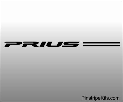 Toyota Camry Corolla Rav4 Tundra Tacoma 4Runnner Highlander vinyl pinstripe emblem stripe logo decal graphic