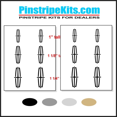 Lincoln vinyl pinstripe emblem stripe logo decal graphicvinyl pinstripe emblem stripe logo decal graphic stickers