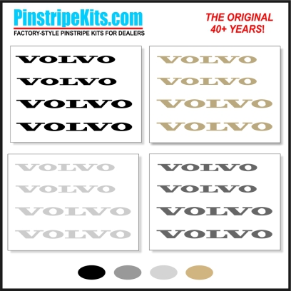 volvo vinyl pinstripe emblem stripe logo decal graphic