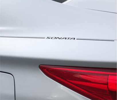 Hyundai Vinyl Logo Emblem Decal Stripe Pinstripe Kit