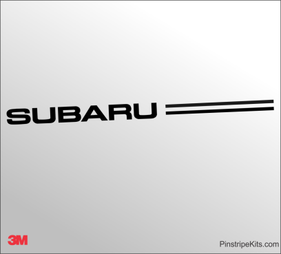 Subaru vinyl logo decal emblem 3M pinstripe stripe kit
