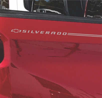 Chevrolet vinyl logo decal emblem 3M pinstripe stripe kit