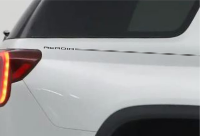 GMC vinyl logo decal emblem 3M pinstripe stripe kit