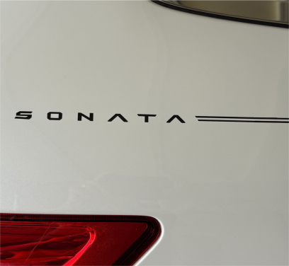 Hyundai Vinyl Logo Emblem Decal Stripe Pinstripe Kit