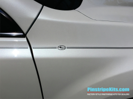 Subaru vinyl logo decal emblem 3M pinstripe stripe kit