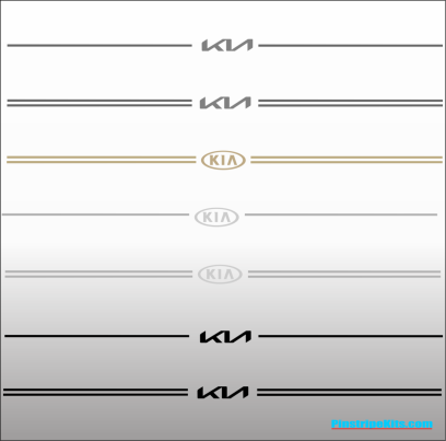 KIA vinyl logo decal emblem 3M pinstripe stripe kit