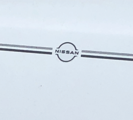 Nissan vinyl logo emblem decal pinstripe stripe kit