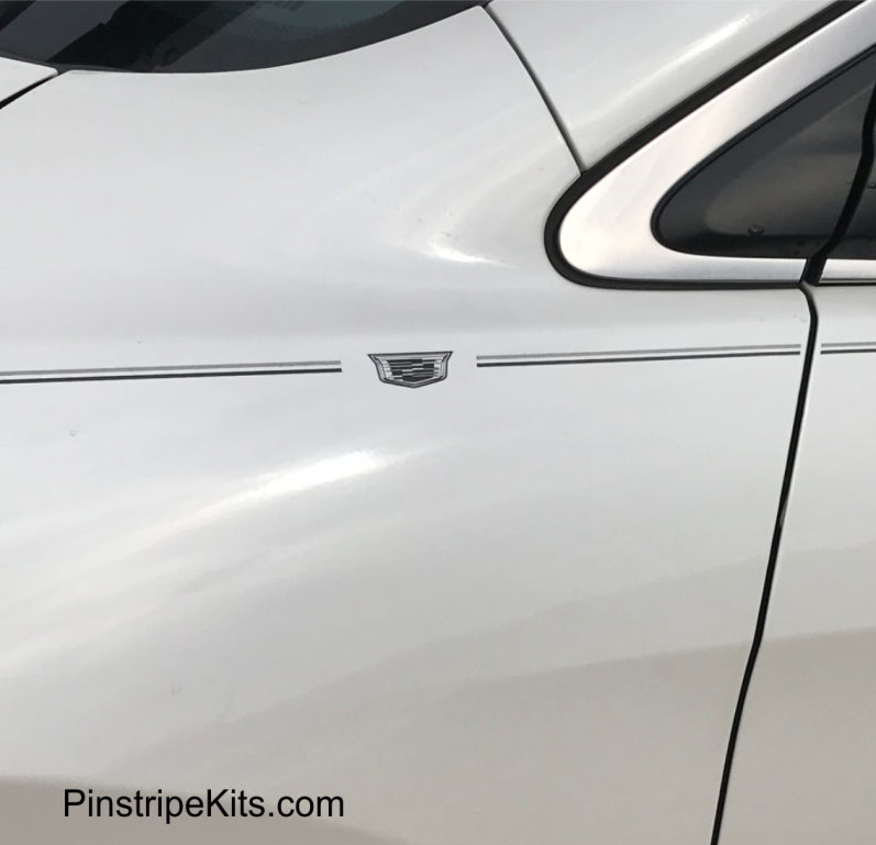 Cadillac vinyl logo emblem decal pinstripe stripe kit 48 Cadillac vinyl logo emblem decal pinstripe stripe kit 48