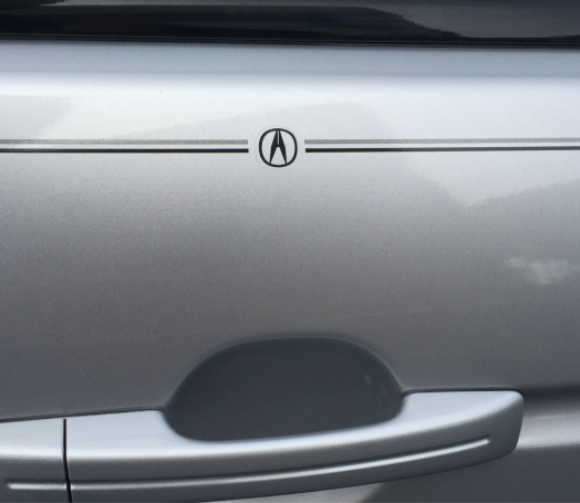 Acura Logo Emblem Decal Vinyl Pinstripe Stripe Kit Acura Logo Emblem Decal Vinyl Pinstripe Stripe Kit