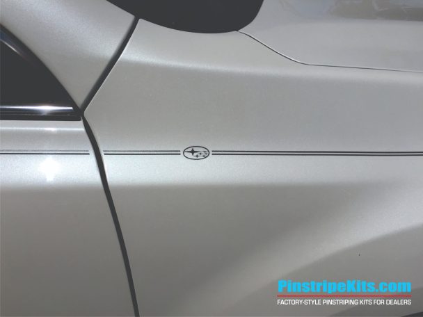 Subaru Logo Emblem Decal Pinstripe Kit  