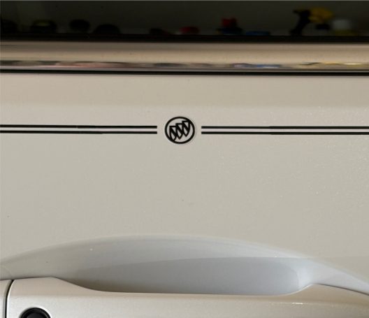 Buick vinyl logo emblem decal pinstripe kit