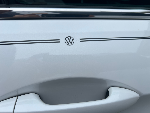 VW Volkswagen logo emblem decal viny pinstripe stripe kit