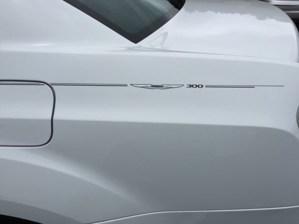 Chrysler 300 logo emblem decal pinstripe kit