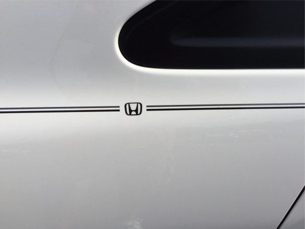 Honda vinyl logo emblem decal pinstripe kit