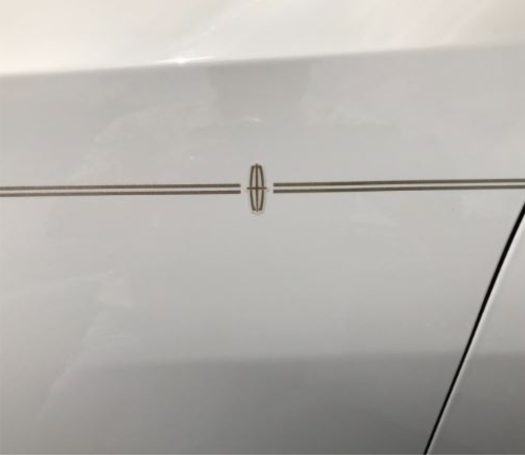 Lincoln vinyl logo emblem decal pinstripe kit