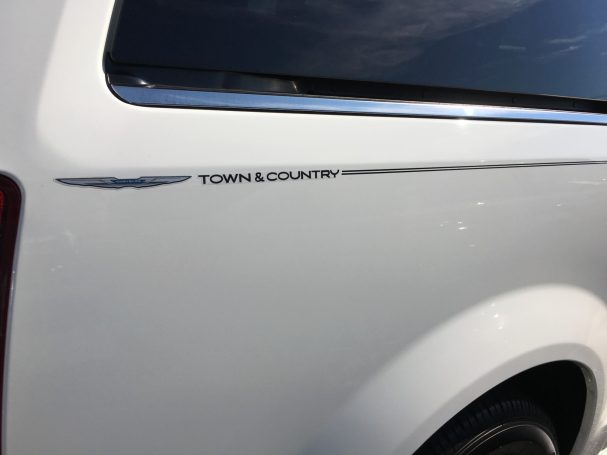 Chrysler Town & Country logo emblem decal pinstripe kit