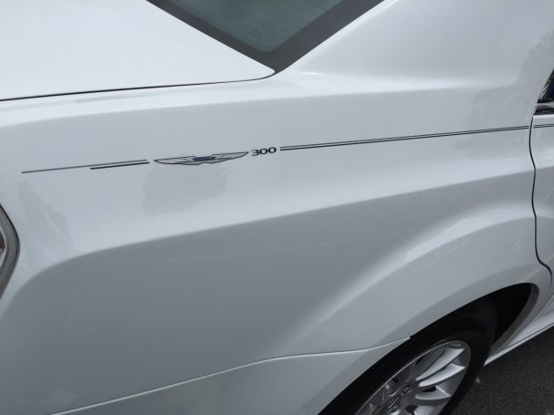Chrysler 300 logo emblem decal pinstripe kit